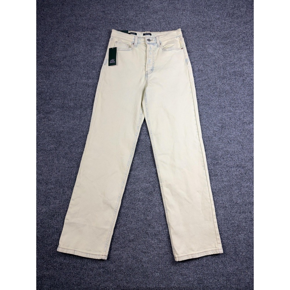 Wild Fable Jeans Womens 4 27 Light Green Highest Rise 90s Straight Denim Pants